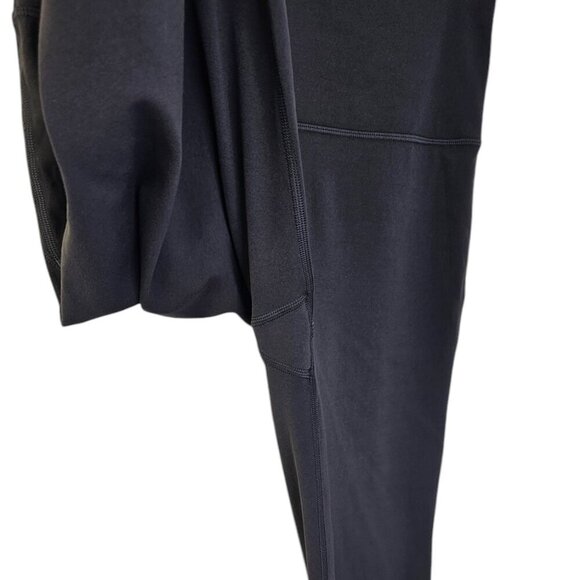Lululemon Groove Super-High-Rise Crop 23" Black Nulu Flared Leg Yoga Size 10 - Picture 11 of 11